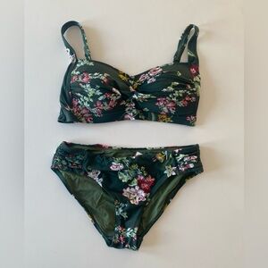 Nip Tuck Swim Green 2 Pieces